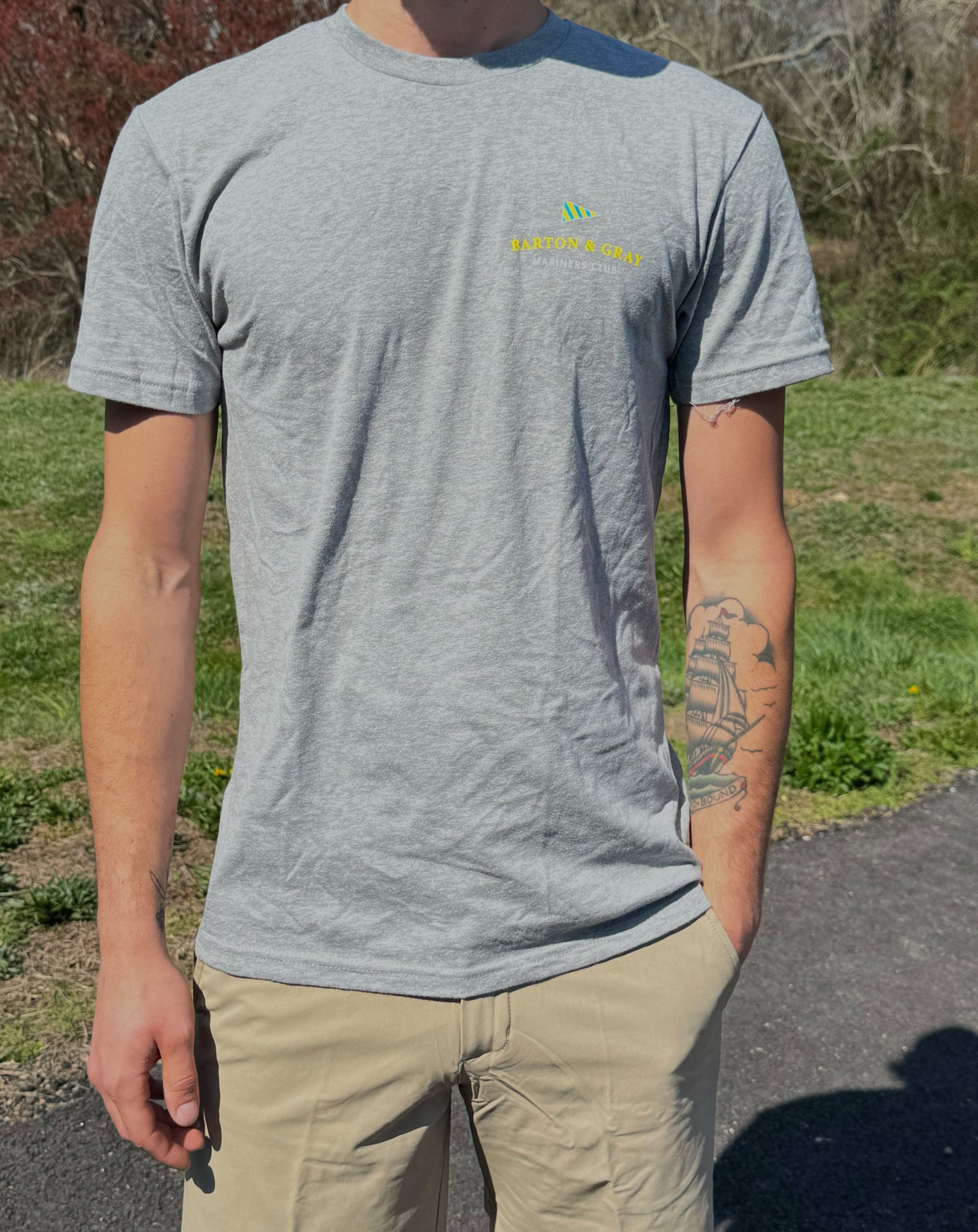 Tee Compass Gray