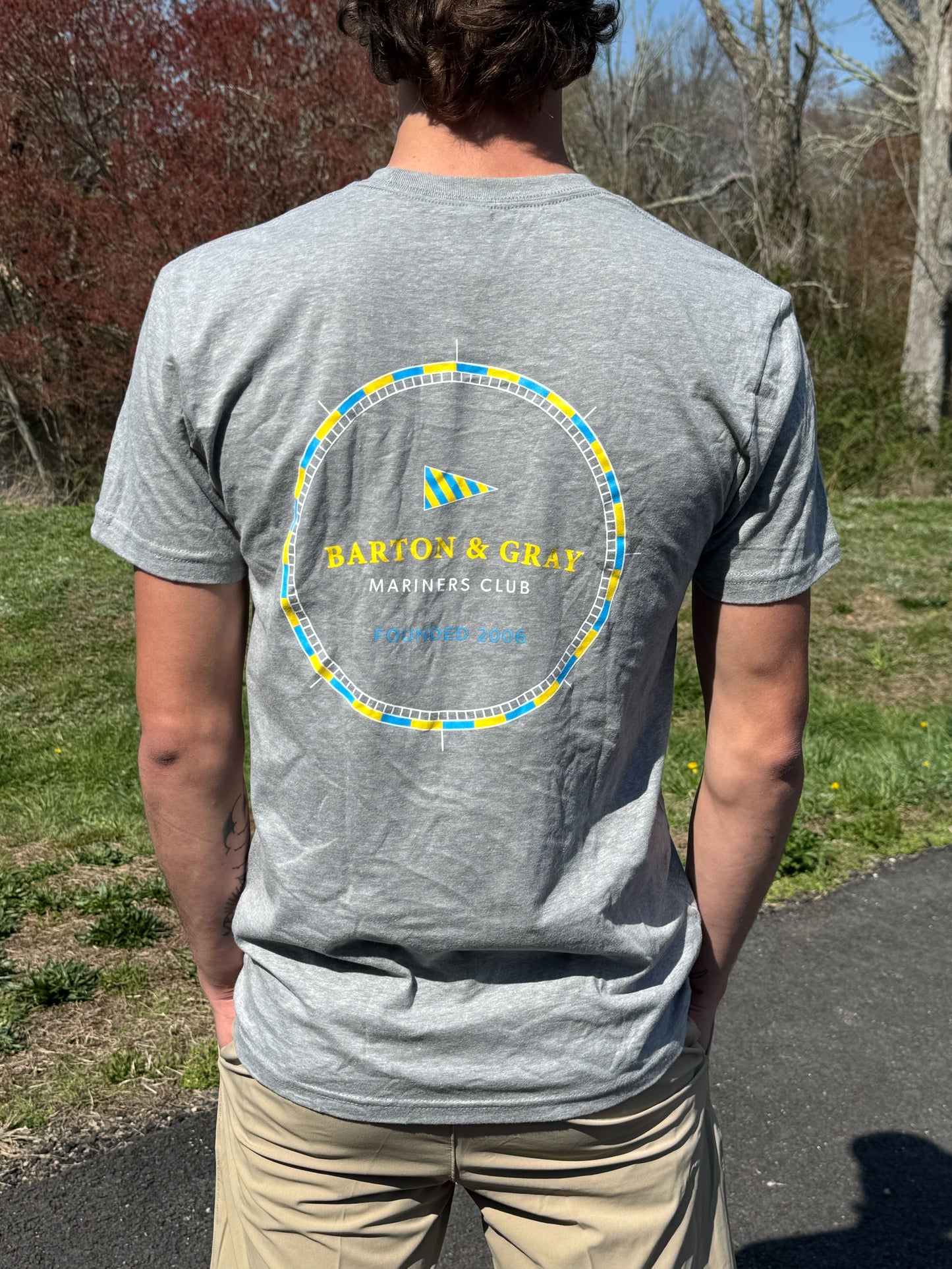 Tee Compass Gray
